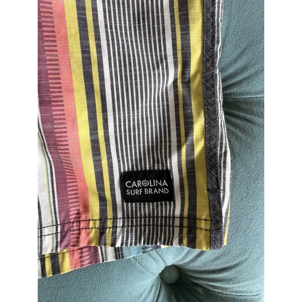 Men's Carolina Surf Brand Swim Trunk Board Shorts Y2K Size 31